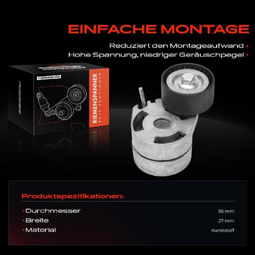 1x Spannrolle Riemenspanner für Citroën Berlingo C5 II Xsara Ford Bild 1x Spannrolle Riemenspanner für Citroën Berlingo C5 II Xsara Ford