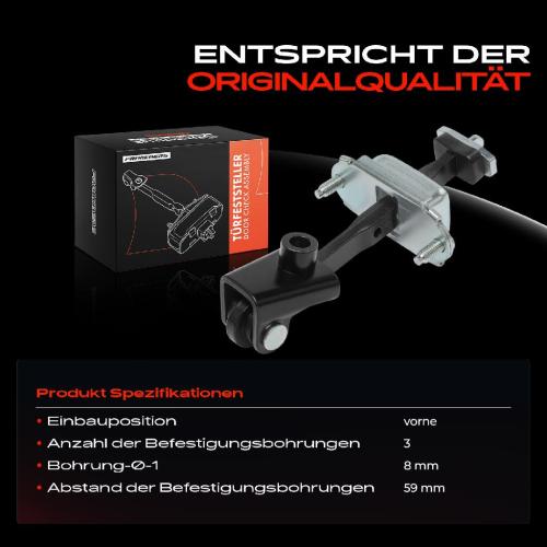 1x Türfeststeller Türfangband Türstopper Vorne für Ford Tourneo Transit Connect Bild 1x Türfeststeller Türfangband Türstopper Vorne für Ford Tourneo Transit Connect