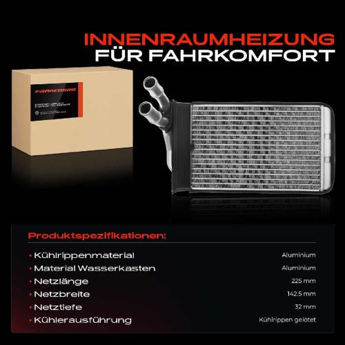 1x Wärmetauscher Innenraumheizung für VW Passat 3BG 3B Audi 80 B3 B4 90 A4 B5 8D B6 Bild 1x Wärmetauscher Innenraumheizung für VW Passat 3BG 3B Audi 80 B3 B4 90 A4 B5 8D B6