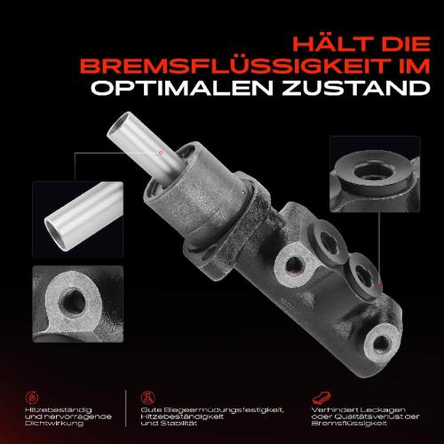 1x Hauptbremszylinder Bremszylinder für VW Transporter IV Pritsche/Fahrgestell Kasten Bild 1x Hauptbremszylinder Bremszylinder für VW Transporter IV Pritsche/Fahrgestell Kasten