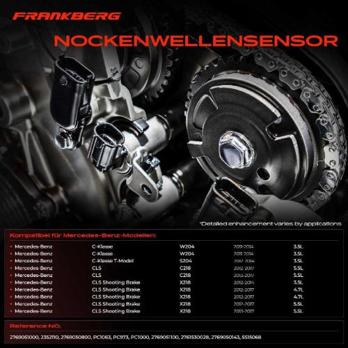 1x Nockenwellenposition Sensor für Mercedes-Benz W204 C218 X218 W212 S212 W166 R231 Bild 1x Nockenwellenposition Sensor für Mercedes-Benz W204 C218 X218 W212 S212 W166 R231