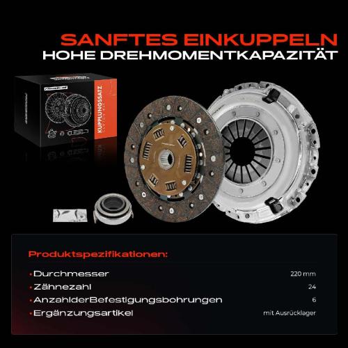 Frankberg 1x Kupplungssatz für Honda Civic VI Coupe EJ EM1 Civic VI Fastback MA MB Civic VI Hatchback EJ EK CR-V I RD Bild Frankberg 1x Kupplungssatz für Honda Civic VI Coupe EJ EM1 Civic VI Fastback MA MB Civic VI Hatchback EJ EK CR-V I RD