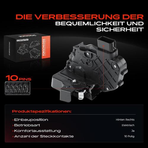 1x Türschloss Hinten Rechts für Land Rover Discovery III IV Freelander 2 Range Evoque Sport Bild 1x Türschloss Hinten Rechts für Land Rover Discovery III IV Freelander 2 Range Evoque Sport