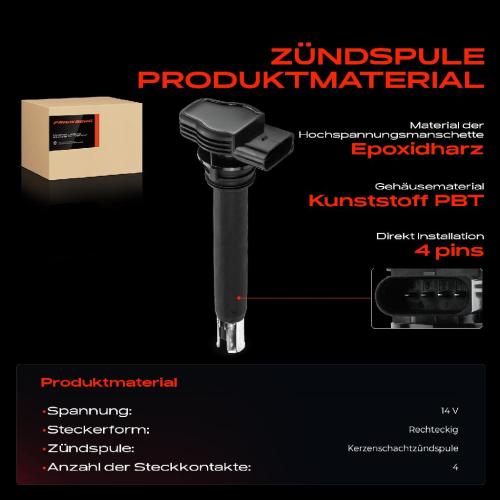 Frankberg 1x Zündmodul Zündspule für VW Golf Plus V Variant VI Polo Passat Sharan Tiguan Touareg Touran Transporter Bus Bild Frankberg 1x Zündmodul Zündspule für VW Golf Plus V Variant VI Polo Passat Sharan Tiguan Touareg Touran Transporter Bus