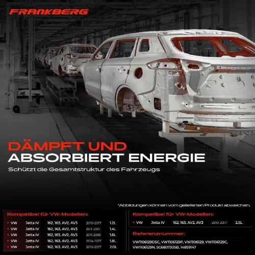 1x Stossfänger Stoßstangenträger für VW Jetta IV 162 163 AV2 AV3 Bild 1x Stossfänger Stoßstangenträger für VW Jetta IV 162 163 AV2 AV3