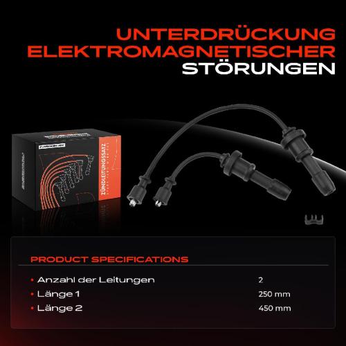 Frankberg 2x Zündleitungssatz Zündkabel für Hyundai Santa Fé I Sonata Trajet KIA 2.0L 2.4L Bild Frankberg 2x Zündleitungssatz Zündkabel für Hyundai Santa Fé I Sonata Trajet KIA 2.0L 2.4L