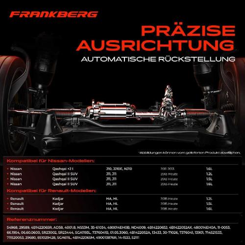 1x Lenkgetriebe Servolenkgetriebe für Nissan Qashqai II J10 Renault Kadjar Bj ab 2011 Bild 1x Lenkgetriebe Servolenkgetriebe für Nissan Qashqai II J10 Renault Kadjar Bj ab 2011