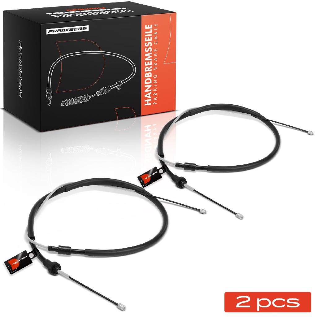 2x Seilzug Feststellbremse Hinterachse beidseitig für Peugeot 207 WA WC WK Citroën C3 III SX