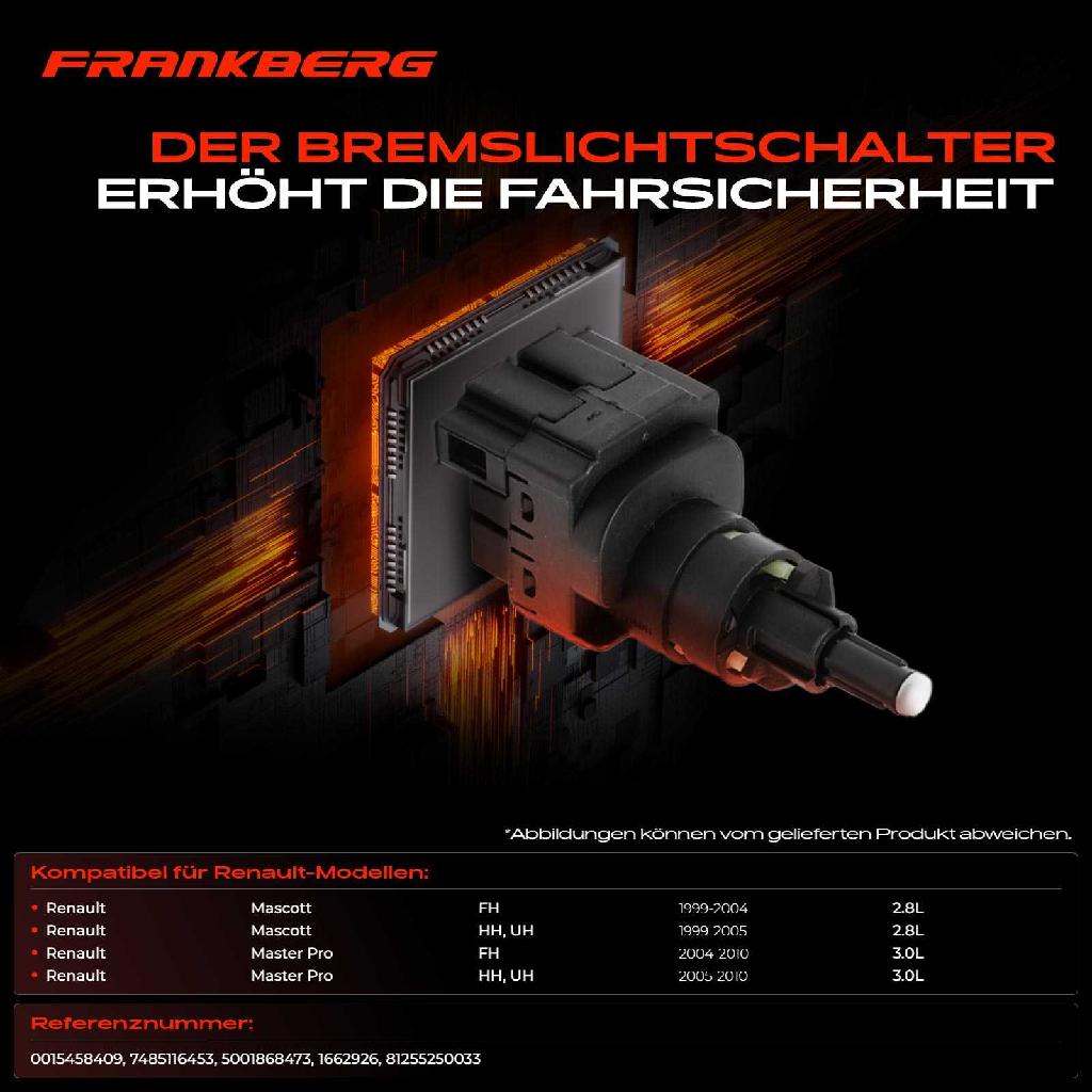 1x Bremslichtschalter für Renault Mascott FH HH 1999-2010