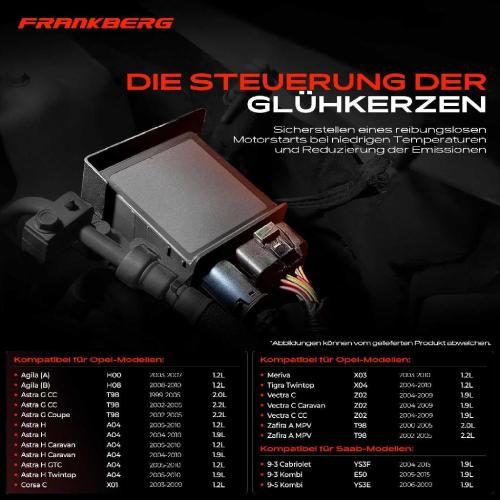 1x Steuergerät Glühzeit für Opel Astra G T98 Astra H A04 Corsa C Zafira Saab 9-3 Bild 1x Steuergerät Glühzeit für Opel Astra G T98 Astra H A04 Corsa C Zafira Saab 9-3