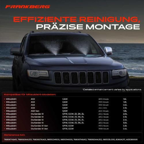 1x Waschwasserpumpe Scheibenreinigung Vorne für Mitsubishi ASX GAW Outlander III Bild 1x Waschwasserpumpe Scheibenreinigung Vorne für Mitsubishi ASX GAW Outlander III