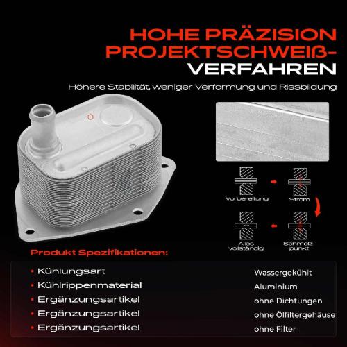 1x Ölkühler Motoröl für Hyundai Accent III Getz i30 FD KIA Cee'D Cerato LD Rio II Bild 1x Ölkühler Motoröl für Hyundai Accent III Getz i30 FD KIA Cee'D Cerato LD Rio II