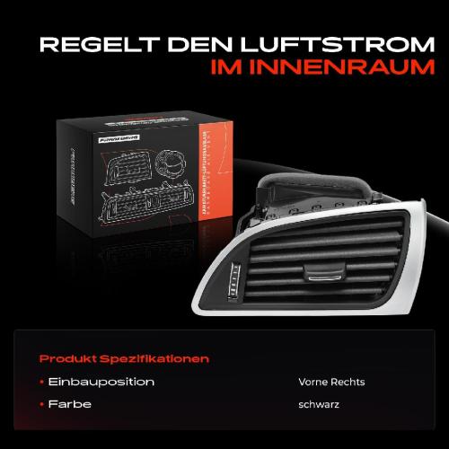 1x Luftdüse Armaturenbrett Vorne Rechts für Audi A6 4G2 Avant 4G5 Allroad Bild 1x Luftdüse Armaturenbrett Vorne Rechts für Audi A6 4G2 Avant 4G5 Allroad