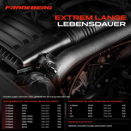 1x Saugrohrdruck Sensor für Mercedes-Benz C-Klasse E-Klasse Coupe S-Klasse SL SLK Bild 1x Saugrohrdruck Sensor für Mercedes-Benz C-Klasse E-Klasse Coupe S-Klasse SL SLK