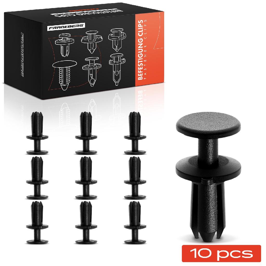 Frankberg 10x Befestigungsclips Stoßstange für VW Golf 3 4 5 6 Plus Caddy III EOS Jetta