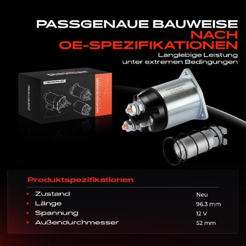 1x Magnetschalter Starter für Autobianchi A 112 Fiat 127 Seat 133 Marbella Ibiza I Bild 1x Magnetschalter Starter für Autobianchi A 112 Fiat 127 Seat 133 Marbella Ibiza I