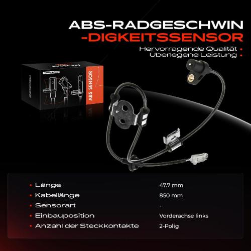 Frankberg 1x ABS Sensor Vorderachse links für Subaru Impreza Station Wagon Stufenheck Legacy III Outback 1999-2007 Bild Frankberg 1x ABS Sensor Vorderachse links für Subaru Impreza Station Wagon Stufenheck Legacy III Outback 1999-2007