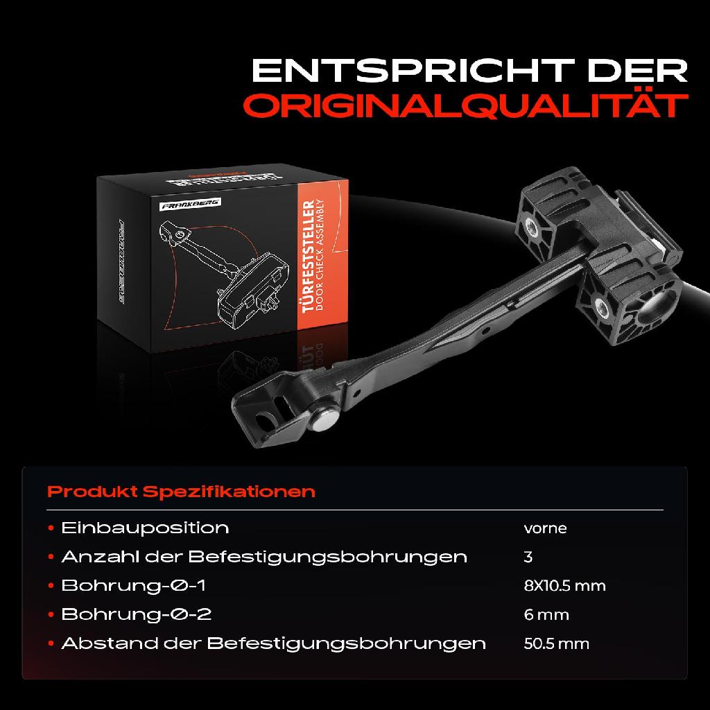 1x Türfeststeller Türfangband Türstopper Vorne für VW Golf VII Variant Van 5G1 BE1