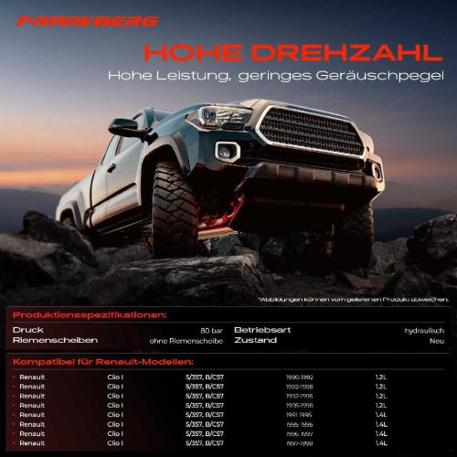 1x Servopumpe hydraulisch für Renault Clio I 5/357 B/C57 1.2 1.4 1990-1998 Bild 1x Servopumpe hydraulisch für Renault Clio I 5/357 B/C57 1.2 1.4 1990-1998