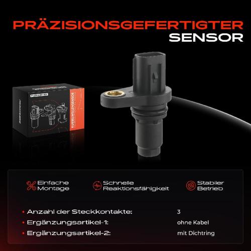 Frankberg 1x Kurbelwellensensor Impulsgeber für Toyota Auris E18 Yaris Corolla IQ Bild Frankberg 1x Kurbelwellensensor Impulsgeber für Toyota Auris E18 Yaris Corolla IQ