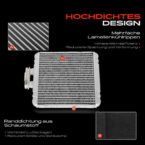 1x Wärmetauscher Innenraumheizung für VW Polo 6R Audi A1 Skoda Fabia Rapid Seat Bild 1x Wärmetauscher Innenraumheizung für VW Polo 6R Audi A1 Skoda Fabia Rapid Seat