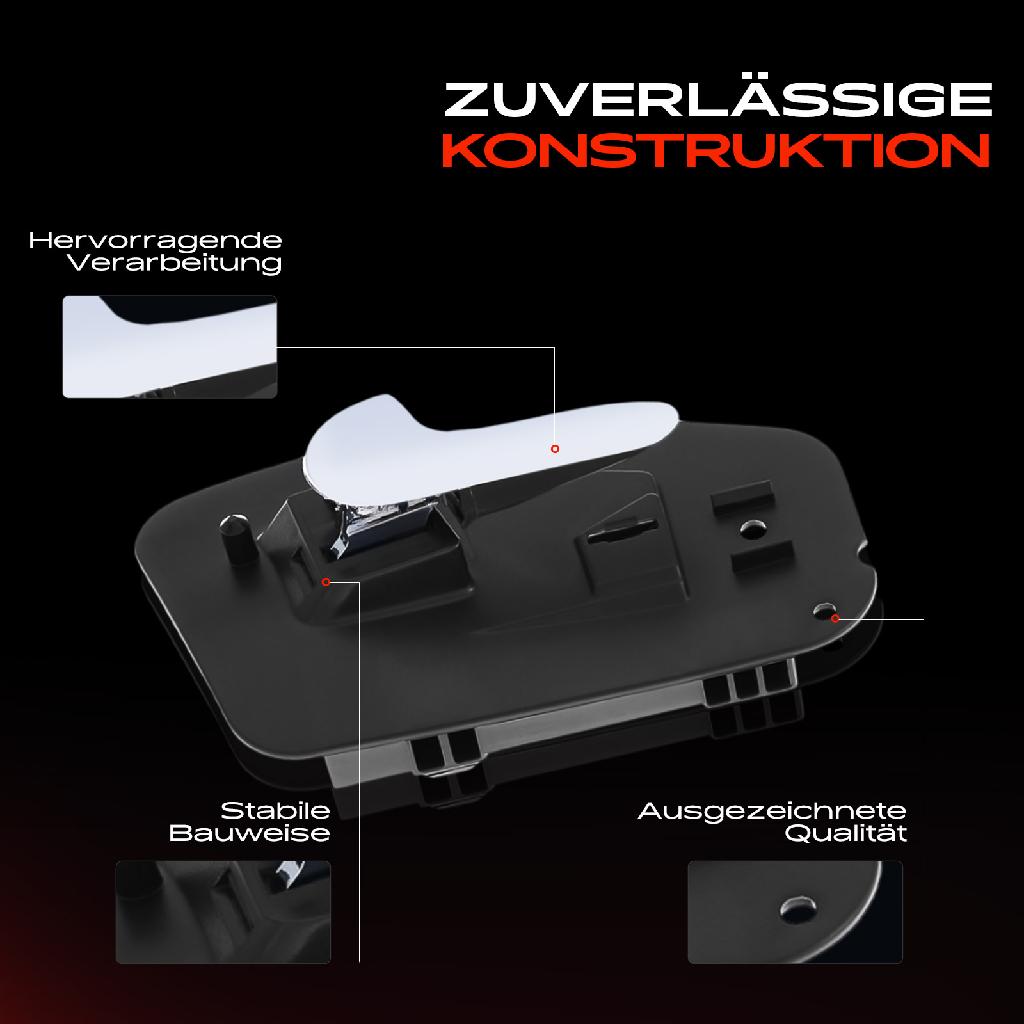 1x Türgriff Hinten Links innen für Opel Combo Kasten/Großraumlimousine Tour Corsa C Kasten/Schrägheck Meriva