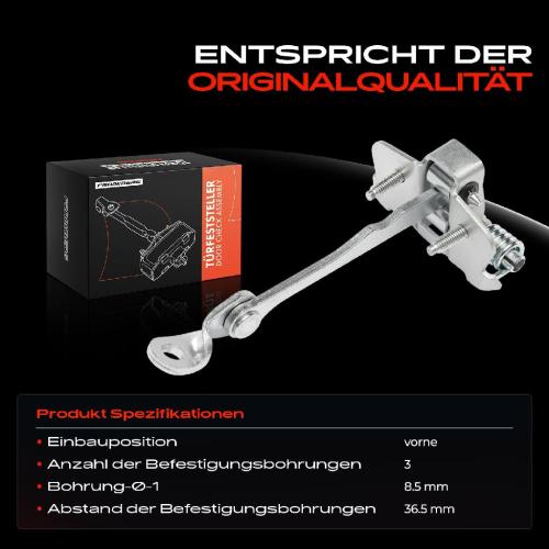 1x Türfeststeller Türfangband Türstopper Vorne für Dacia Duster Kasten Logan Express Bild 1x Türfeststeller Türfangband Türstopper Vorne für Dacia Duster Kasten Logan Express