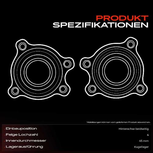 1x Radnabe Radlagersatz Hinterachse beidseitig für BMW 5er Touring E61 E63 E64 E65 E66 E67 E53 Bild 1x Radnabe Radlagersatz Hinterachse beidseitig für BMW 5er Touring E61 E63 E64 E65 E66 E67 E53