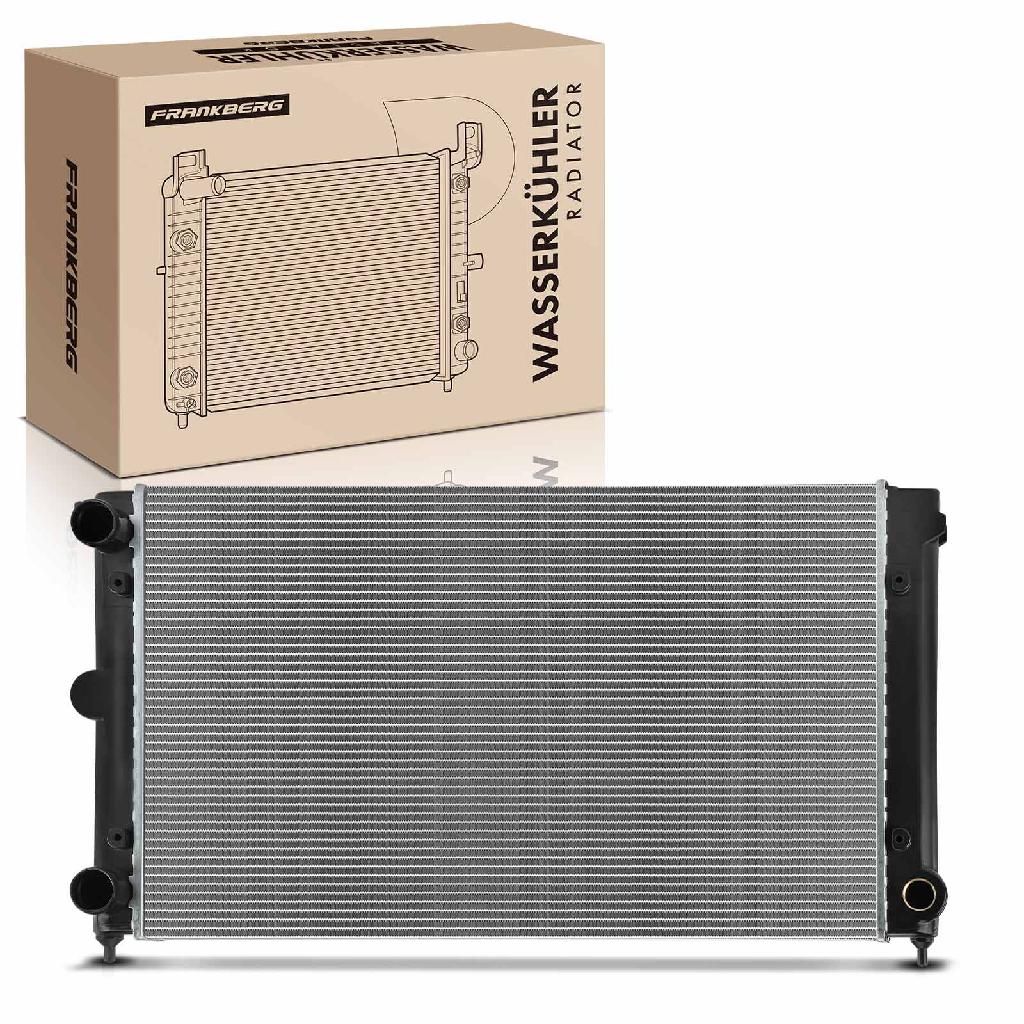 Frankberg 1x Kühler Wasserkühler Motorkühler für VW Caddy Golf Jetta Seat Toledo 1.5L-1.9L