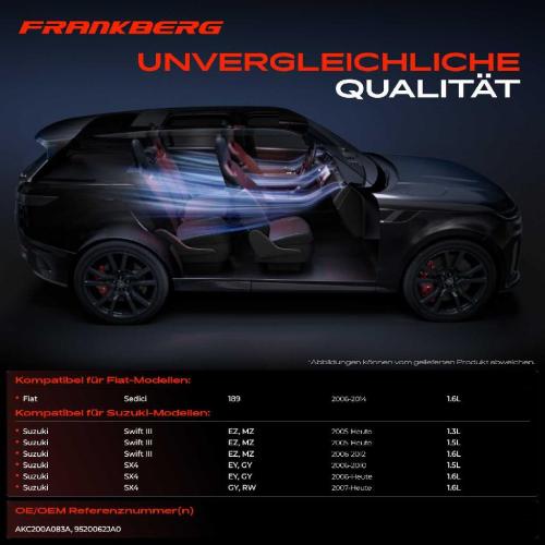 1x Magnetkupplung Klimakompressor für Suzuki SX4 EY GY RW Swift III Fiat Sedici 189 Bild 1x Magnetkupplung Klimakompressor für Suzuki SX4 EY GY RW Swift III Fiat Sedici 189