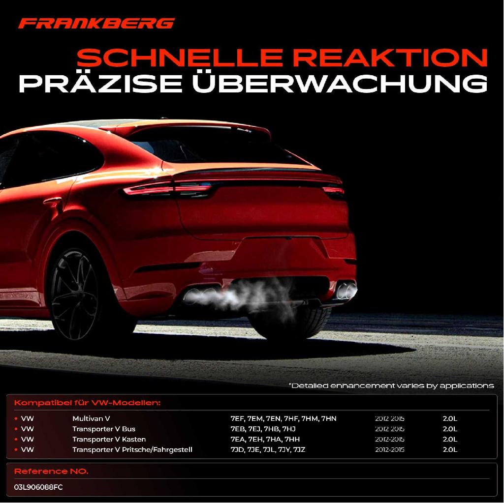 1x Abgastemperatursensor für VW Multivan T5 7H_ 7E_ 7J_ 2.0L