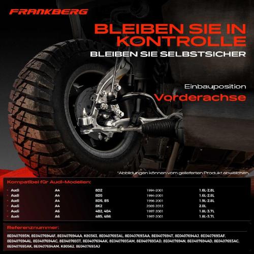 1x Querlenker Vorderachse für VW Passat Variant 3B3 3B6 Mercedes-Benz B602 601 611 Audi A6 Avant Bild 1x Querlenker Vorderachse für VW Passat Variant 3B3 3B6 Mercedes-Benz B602 601 611 Audi A6 Avant