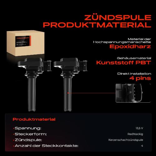 2x Zündmodul Zündspule für Opel Signum Vectra C Caravan CC Saab 9-3 Cabriolet Kombi 2.0L 2002-2015 Bild 2x Zündmodul Zündspule für Opel Signum Vectra C Caravan CC Saab 9-3 Cabriolet Kombi 2.0L 2002-2015