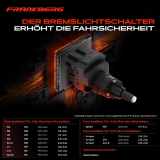 1x Bremslichtschalter für Alfa Romeo Citroën Fiat Ford Peugeot Lancia Maserati