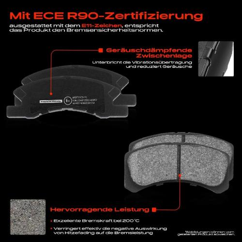 Frankberg 4x Bremsbeläge Vorderachse für Daihatsu Cuore VI Mitsubishi Mirage Stufenheck Mirage/Space Star Schrägheck Bild Frankberg 4x Bremsbeläge Vorderachse für Daihatsu Cuore VI Mitsubishi Mirage Stufenheck Mirage/Space Star Schrägheck