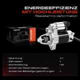 1x Anlasser Starter für Honda CR-V I RD 2.0L 1995-2002