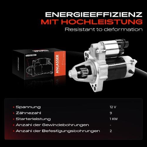 Frankberg 1x Anlasser Starter für Honda CR-V I RD 2.0L 1995-2002 Bild Frankberg 1x Anlasser Starter für Honda CR-V I RD 2.0L 1995-2002