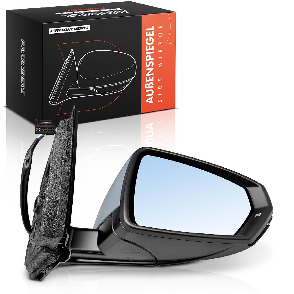 Frankberg 1x Außenspiegel Rechts für VW Polo AE1 AW1 BZ1 1.0L 1.5L 1.6L 2.0L Bj ab 2017