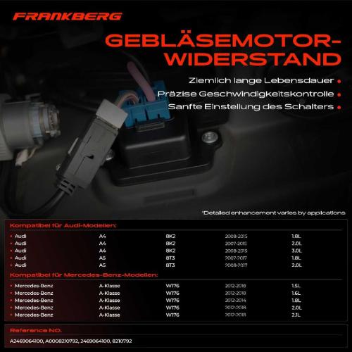 1x Widerstand Vorwiderstand Gebläsemotor für Audi A4 A5 Mercedes-Benz Porsche Bild 1x Widerstand Vorwiderstand Gebläsemotor für Audi A4 A5 Mercedes-Benz Porsche
