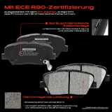 4x Bremsbeläge Vorderachse für Hyundai Elantra Stufenheck i30 Coupe Fastback Hatchback Van