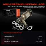 1x Krümmerkatalysator für VW Polo Fox Seat Ibiza III Skoda Fabia I