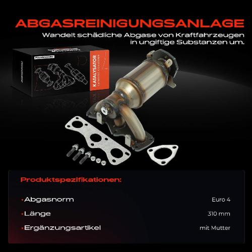 1x Krümmerkatalysator für VW Polo Fox Seat Ibiza III Skoda Fabia I Bild 1x Krümmerkatalysator für VW Polo Fox Seat Ibiza III Skoda Fabia I