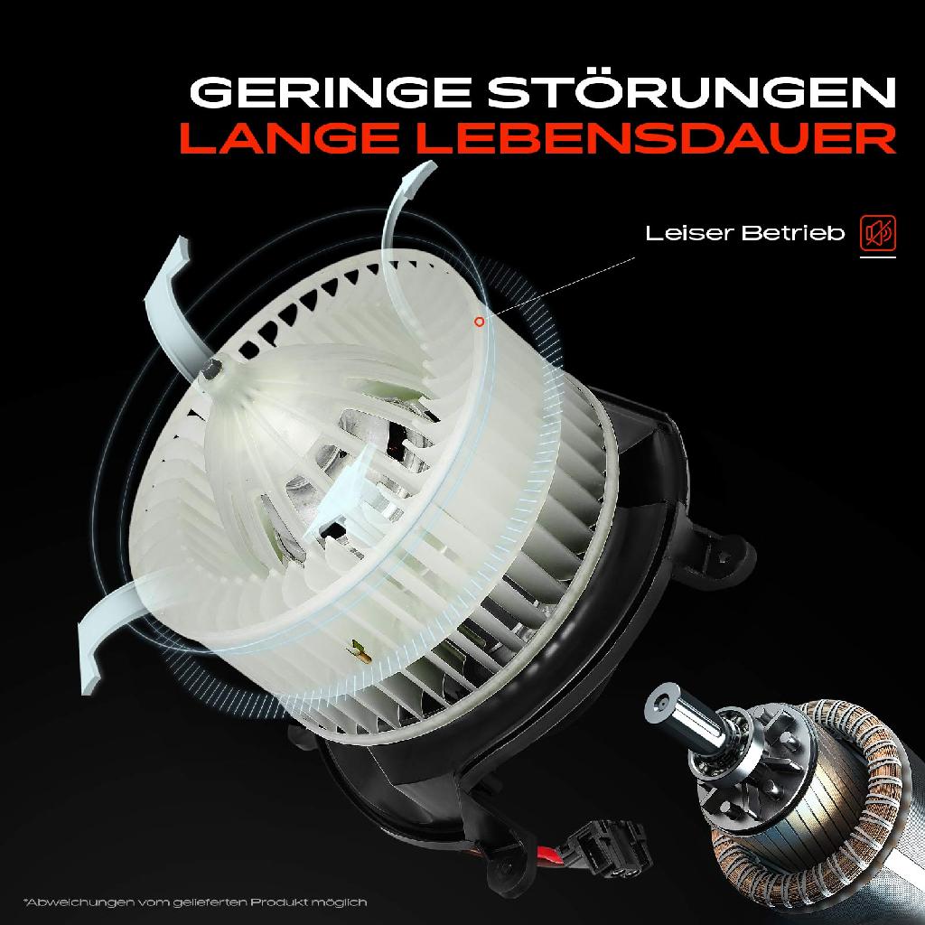 1x Gebläsemotor Innenraumgebläse für VW Phaeton 3D1 3D2 3D3 3D4 3D6 3D7 3D8 3D9