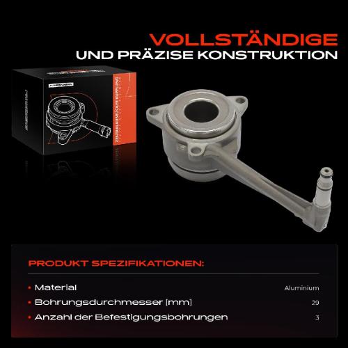 1x Zentralausrücker Kupplung für VW Golf Passat Audi A1 A3 TT Seat Leon Skoda Bild 1x Zentralausrücker Kupplung für VW Golf Passat Audi A1 A3 TT Seat Leon Skoda