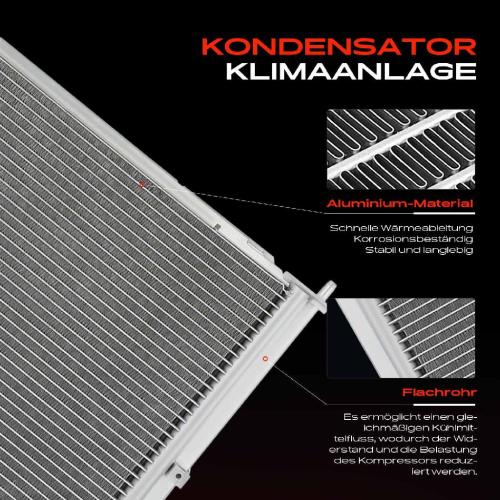 Frankberg 1x Kondensator Klimaanlage für Nissan Micra III K12 1.5L 2003-2010 Bild Frankberg 1x Kondensator Klimaanlage für Nissan Micra III K12 1.5L 2003-2010