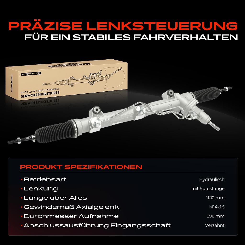 1x Lenkgetriebe Servolenkgetriebe für Mercedes-Benz ML W164 GL X164