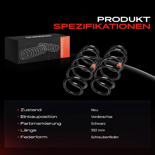 Frankberg 2x Fahrwerksfeder Vorderachse für Mazda CX-5 GH KE 2.0L 2011-2017 Bild Frankberg 2x Fahrwerksfeder Vorderachse für Mazda CX-5 GH KE 2.0L 2011-2017