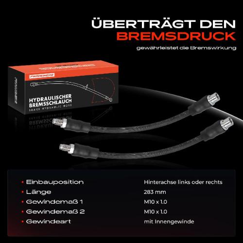 Frankberg 2x Bremsschlauch Bremsschläuche Hinterachse Links oder Rechts für Audi R8 Spyder 4S3 4SP 4S9 4SR 422 423 5.2L Bild Frankberg 2x Bremsschlauch Bremsschläuche Hinterachse Links oder Rechts für Audi R8 Spyder 4S3 4SP 4S9 4SR 422 423 5.2L