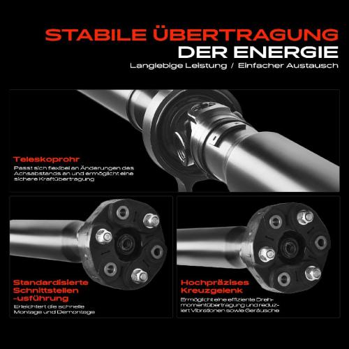 Frankberg 1x Kardanwelle Gelenkwelle Hinterachse für BMW 1er E81 E87 1er Cabriolet E88 1er Coupe E82 2.0L 2004-2013 Bild Frankberg 1x Kardanwelle Gelenkwelle Hinterachse für BMW 1er E81 E87 1er Cabriolet E88 1er Coupe E82 2.0L 2004-2013