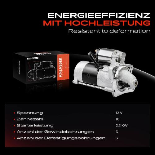 Frankberg 1x Anlasser Starter f r Ford Ranger EQ ER R ET Mazda B-Serie UF UN BT-50 Pick-up CD UN MPV I LV Bild Frankberg 1x Anlasser Starter f r Ford Ranger EQ ER R ET Mazda B-Serie UF UN BT-50 Pick-up CD UN MPV I LV